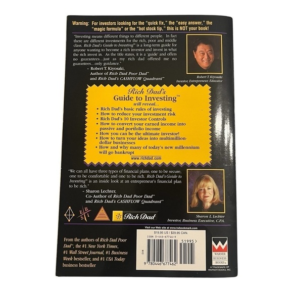 Book “Rich dad’s guide to investing” by Robert Kiyosaki 
Slightly used - Picture 2 of 9
